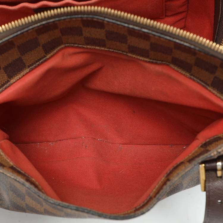 Pre Owned Louis Vuitton Damier Ebene Canvas Belem PM Bag