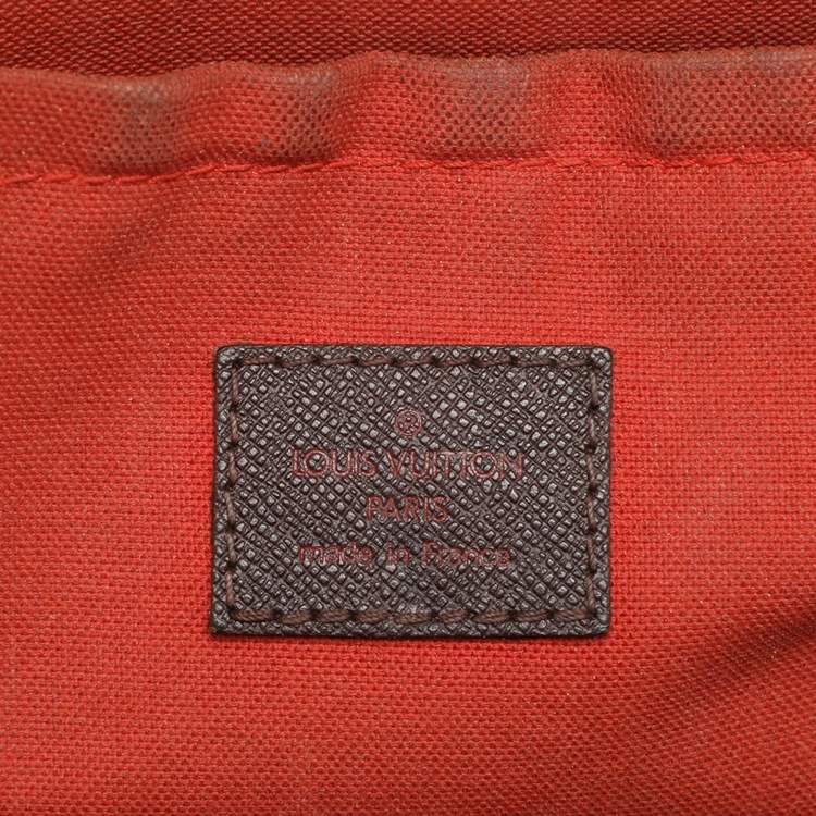 Pre Owned Louis Vuitton Damier Ebene Canvas Belem PM Bag