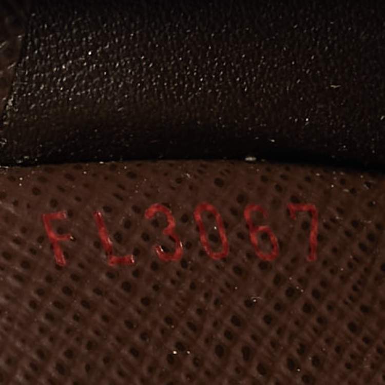 Pre Owned Louis Vuitton Damier Ebene Canvas Porte-Tresor International Wallet