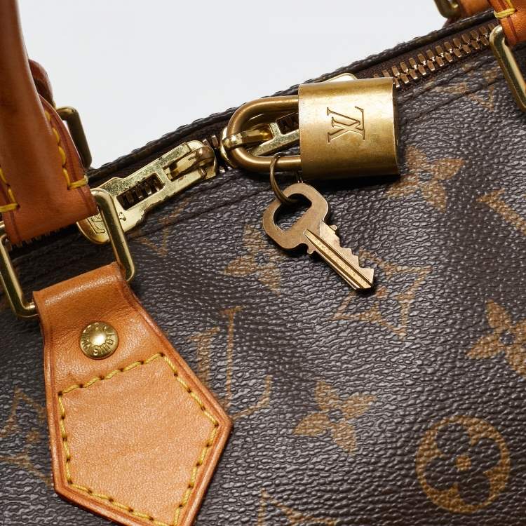 Pre Owned Louis Vuitton Monogram Canvas Speedy Bandouliere 35 Bag