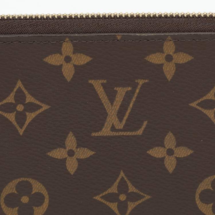 Pre Owned Louis Vuitton Monogram Canvas Zippy Wallet
