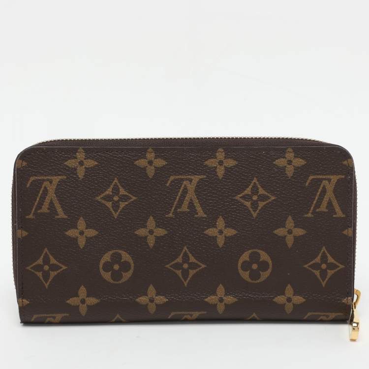 Pre Owned Louis Vuitton Monogram Canvas Zippy Wallet