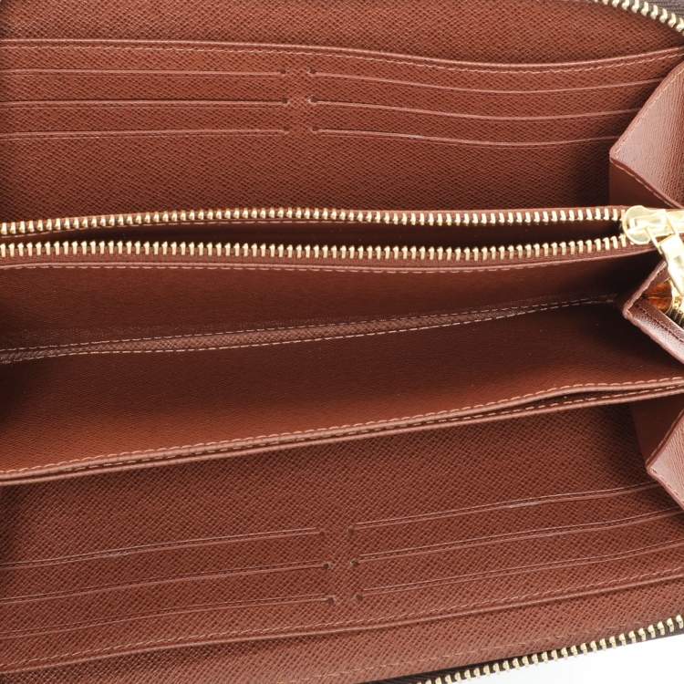 Pre Owned Louis Vuitton Monogram Canvas Zippy Wallet