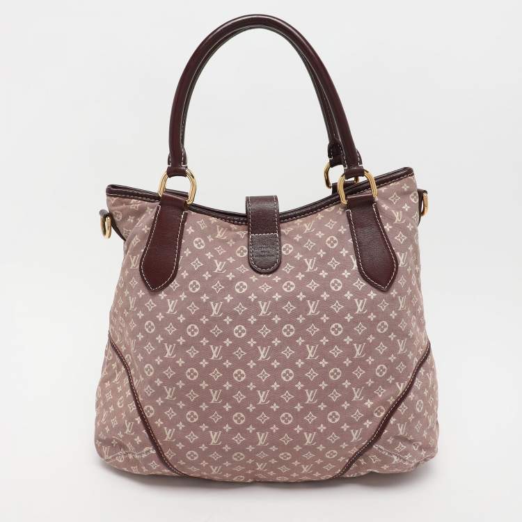 Pre Owned Louis Vuitton Sepia Monogram Idylle Canvas Elegie Bag