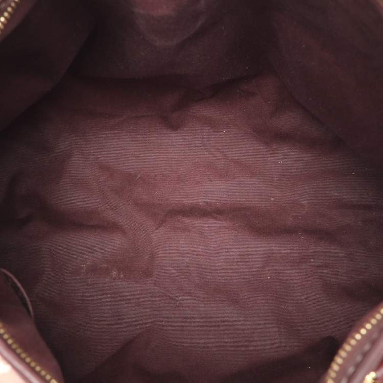 Pre Owned Louis Vuitton Sepia Monogram Idylle Canvas Elegie Bag