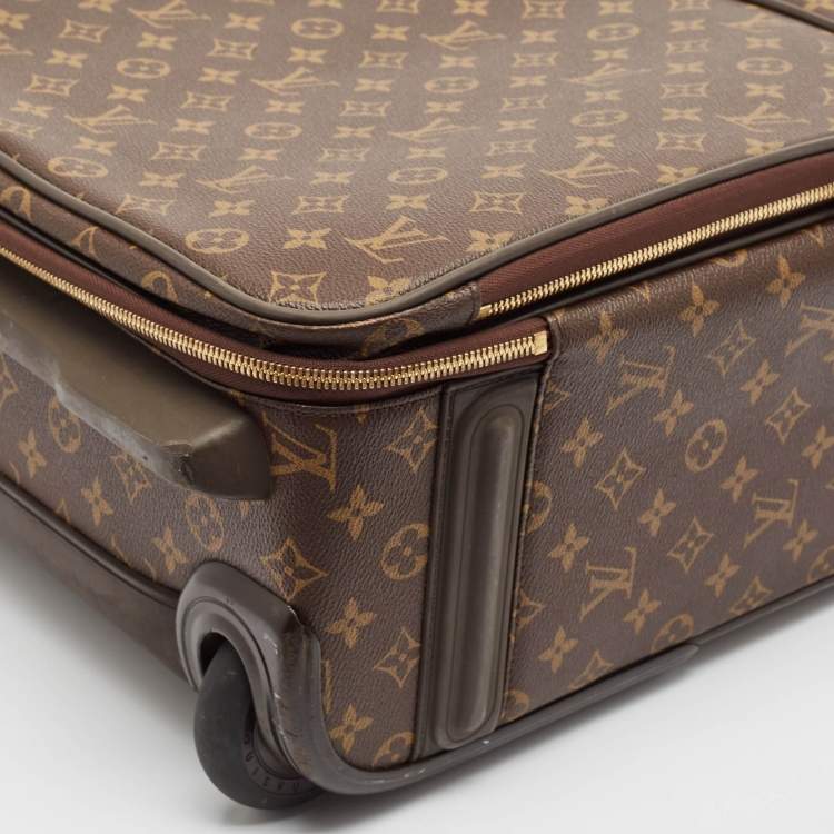 Pre Owned Louis Vuitton Monogram Canvas Business Pegase 55 Luggage