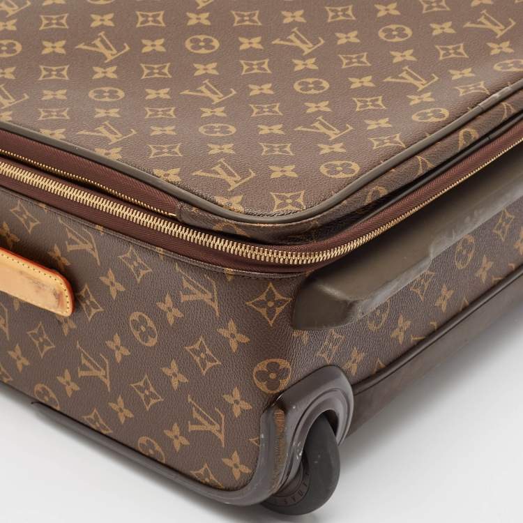 Pre Owned Louis Vuitton Monogram Canvas Business Pegase 55 Luggage