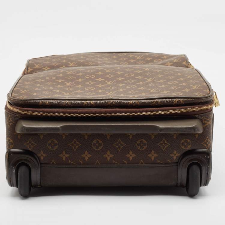 Pre Owned Louis Vuitton Monogram Canvas Business Pegase 55 Luggage
