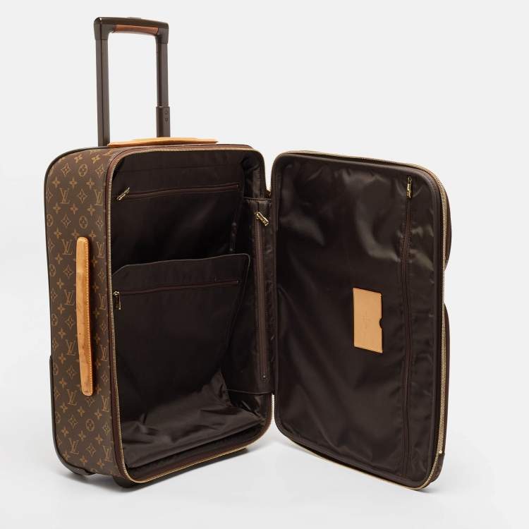 Pre Owned Louis Vuitton Monogram Canvas Business Pegase 55 Luggage
