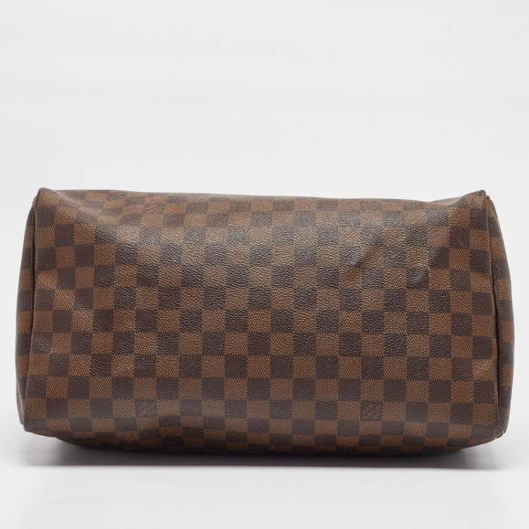 Pre Owned Louis Vuitton Damier Ebene Canvas Speedy 35 Bag