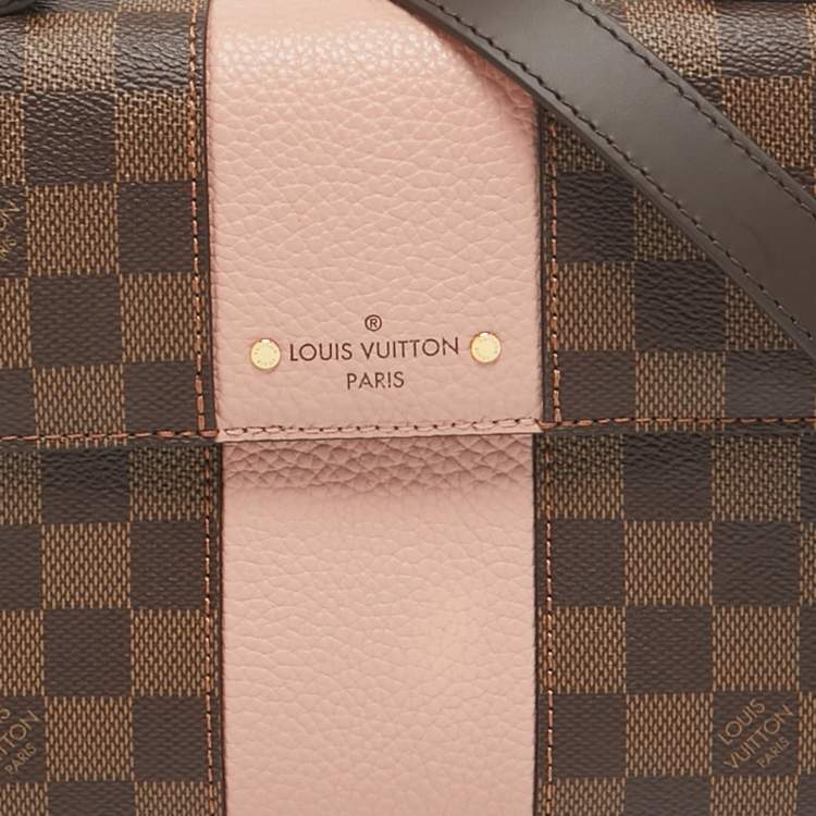 Pre Owned Louis Vuitton Magnolia Damier Ebene Bond Street BB Bag