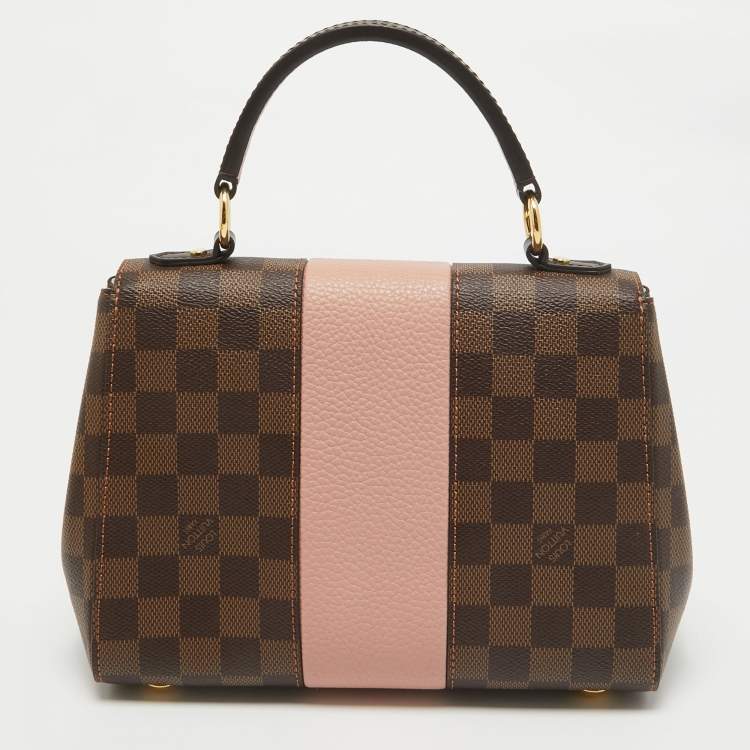Pre Owned Louis Vuitton Magnolia Damier Ebene Bond Street BB Bag