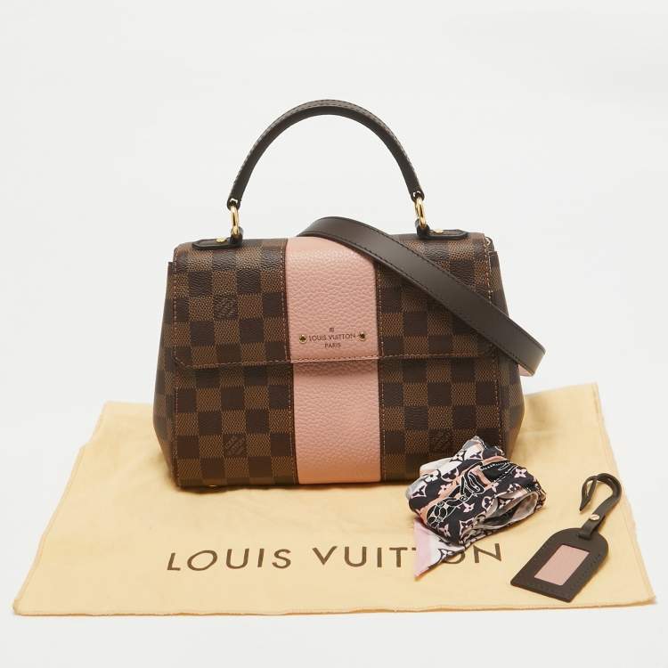 Pre Owned Louis Vuitton Magnolia Damier Ebene Bond Street BB Bag