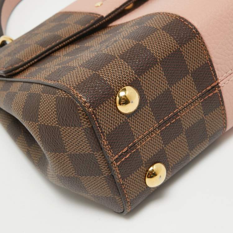 Pre Owned Louis Vuitton Magnolia Damier Ebene Bond Street BB Bag