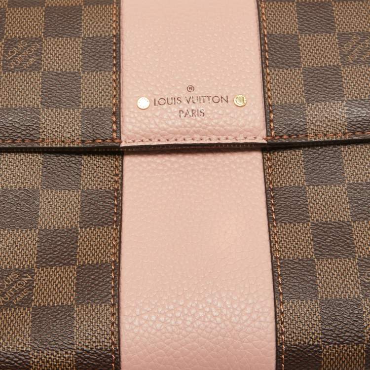 Pre Owned Louis Vuitton Magnolia Damier Ebene Bond Street BB Bag