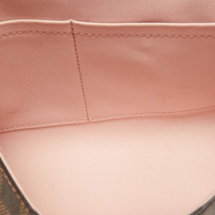 Pre Owned Louis Vuitton Magnolia Damier Ebene Bond Street BB Bag