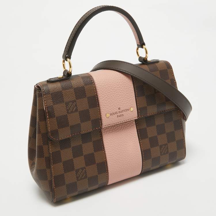 Pre Owned Louis Vuitton Magnolia Damier Ebene Bond Street BB Bag
