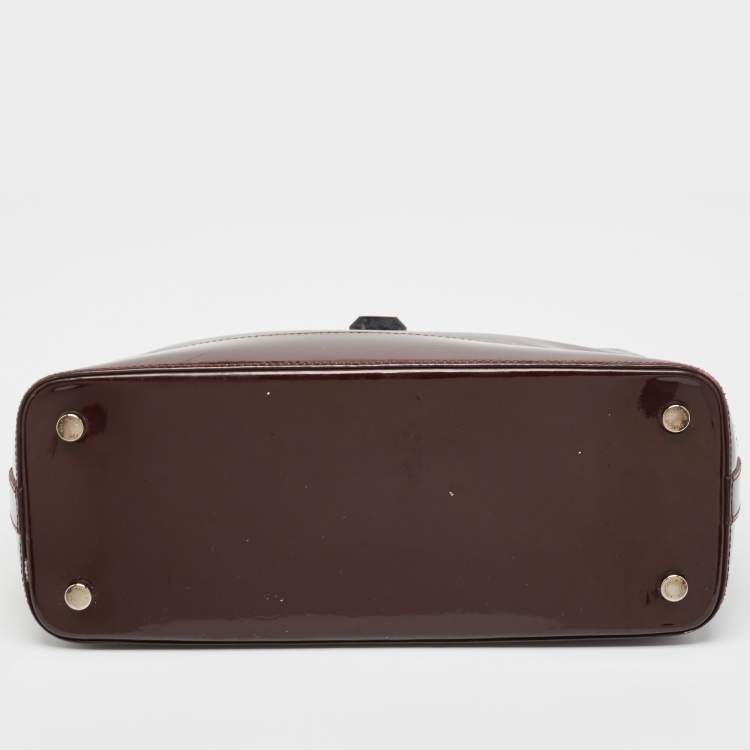 Pre Owned Louis Vuitton Bordeaux Electric Epi Leather Mirabeau GM Bag