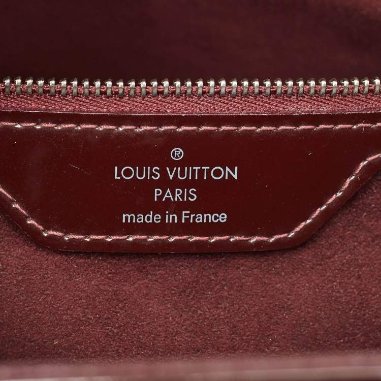 Pre Owned Louis Vuitton Bordeaux Electric Epi Leather Mirabeau GM Bag