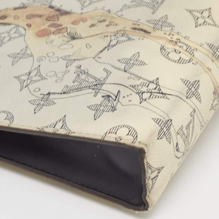 Pre Owned Louis Vuitton Savane Monogram Dune Chapman Pochette Voyage GM