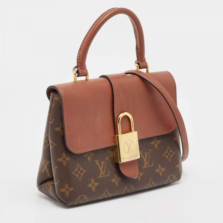 Pre Owned Louis Vuitton Caramel Monogram Canvas Locky BB Bag