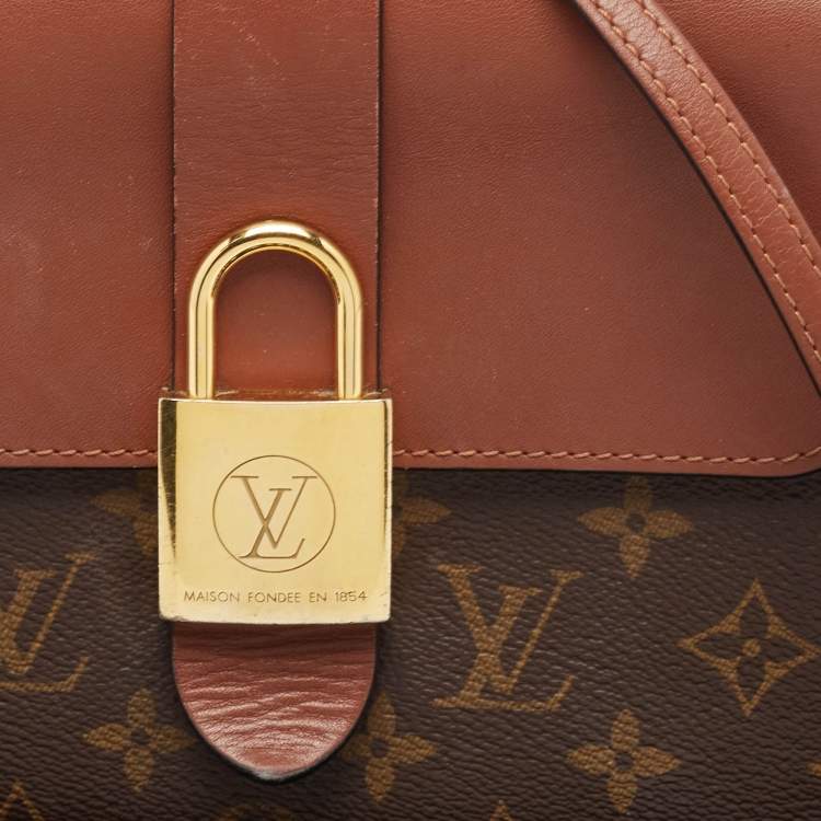Pre Owned Louis Vuitton Caramel Monogram Canvas Locky BB Bag