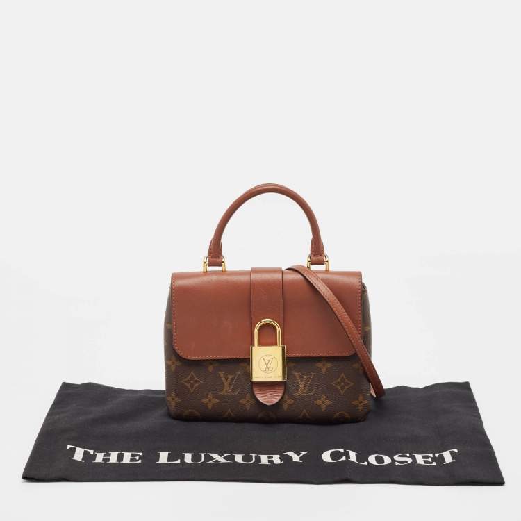 Pre Owned Louis Vuitton Caramel Monogram Canvas Locky BB Bag