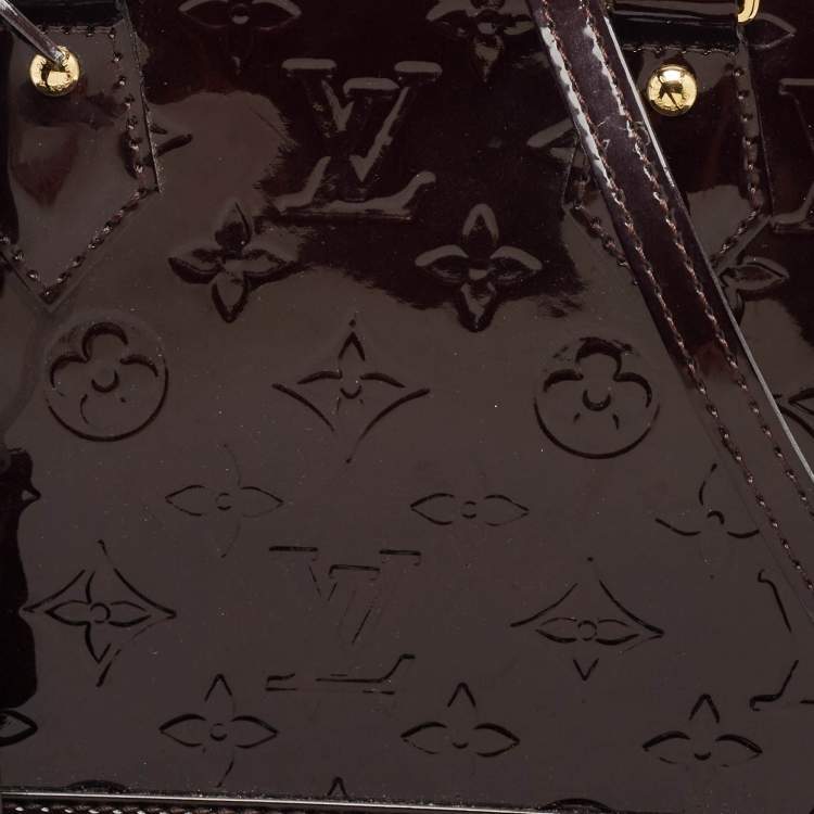 مملوكة مسبقًا Louis Vuitton Amarante Monogram Vernis Alma BB Bag