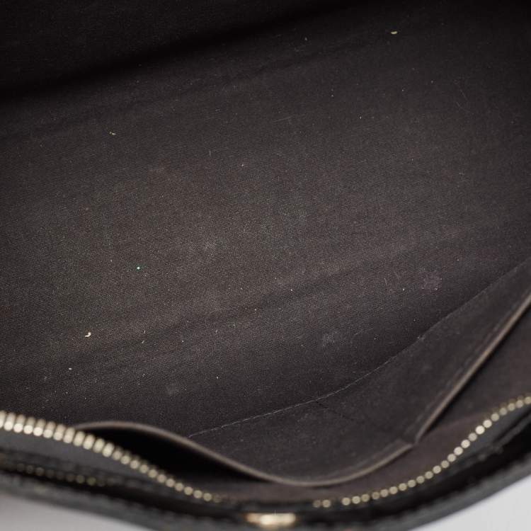Pre Owned Louis Vuitton Black Electric Epi Leather Brea MM Bag