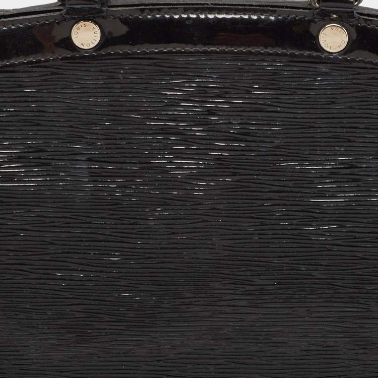 Pre Owned Louis Vuitton Black Electric Epi Leather Brea MM Bag