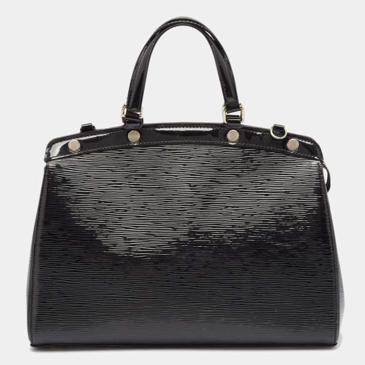 Pre Owned Louis Vuitton Black Electric Epi Leather Brea MM Bag