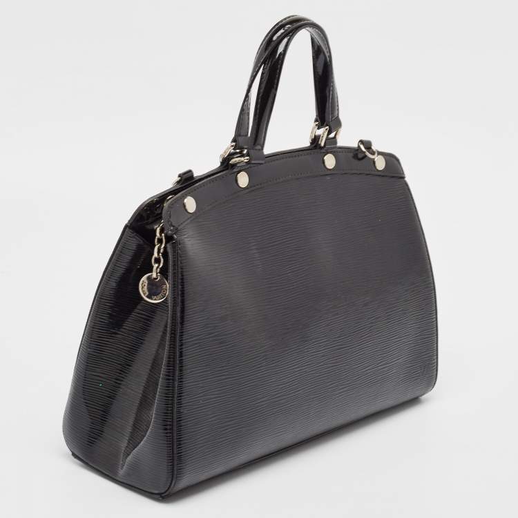 Pre Owned Louis Vuitton Black Electric Epi Leather Brea MM Bag