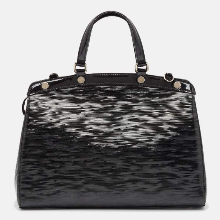 Pre Owned Louis Vuitton Black Electric Epi Leather Brea MM Bag