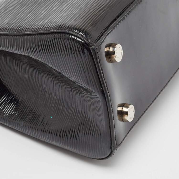 Pre Owned Louis Vuitton Black Electric Epi Leather Brea MM Bag