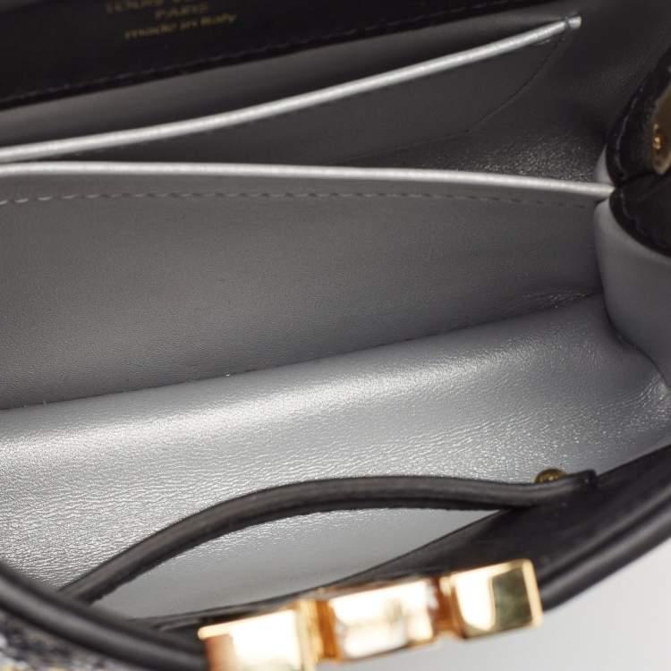 Pre Owned Louis Vuitton Multicolor Sequin and Leather Mini Capucines Bag