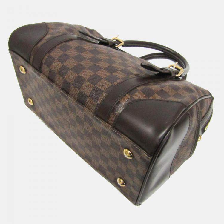 Pre Owned Louis Vuitton Brown Damier Ebene Canvas Berkeley Satchel
