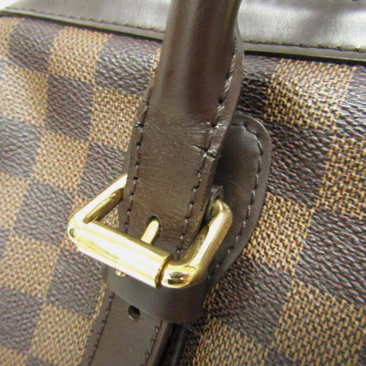 Pre Owned Louis Vuitton Brown Damier Ebene Canvas Berkeley Satchel