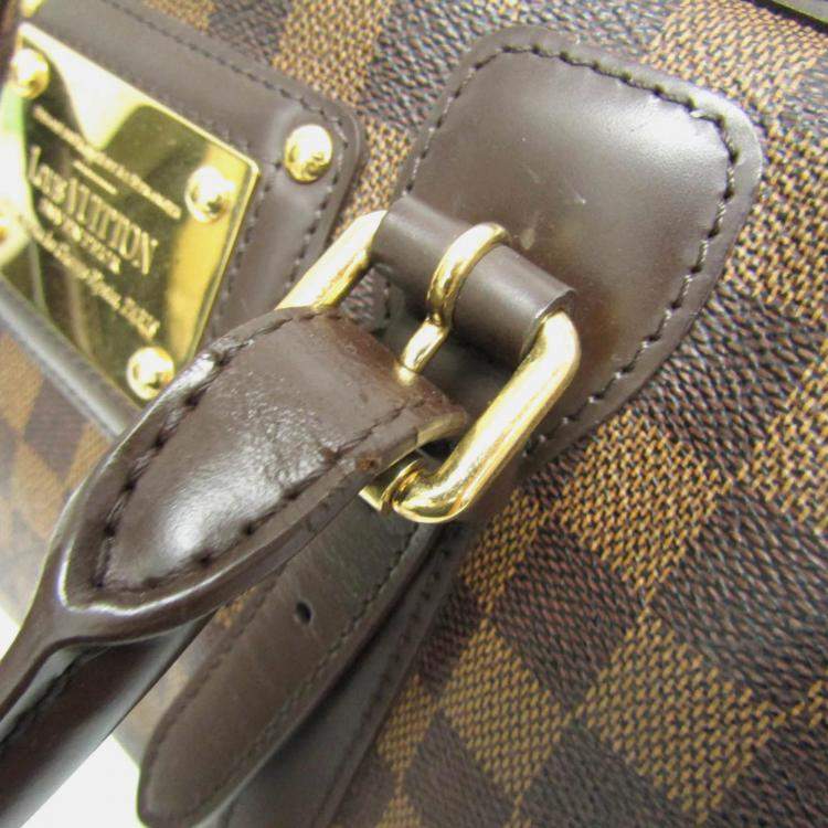 Pre Owned Louis Vuitton Brown Damier Ebene Canvas Berkeley Satchel