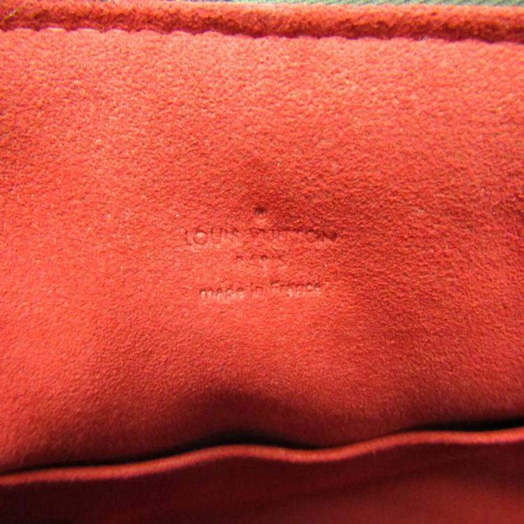 Pre Owned Louis Vuitton Brown Damier Ebene Canvas Berkeley Satchel
