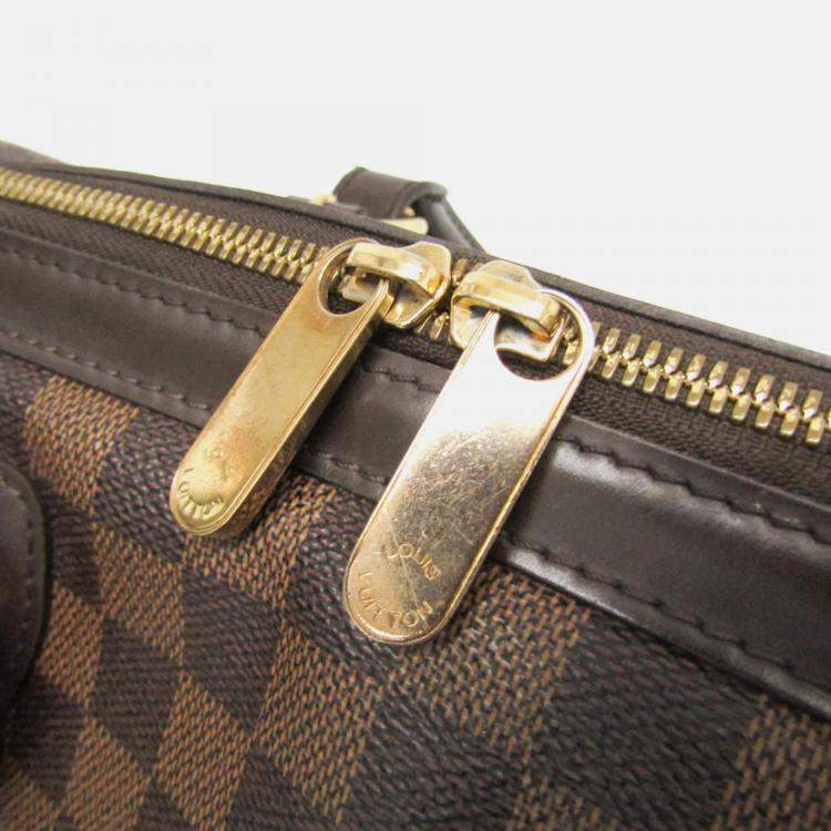 Pre Owned Louis Vuitton Brown Damier Ebene Canvas Berkeley Satchel