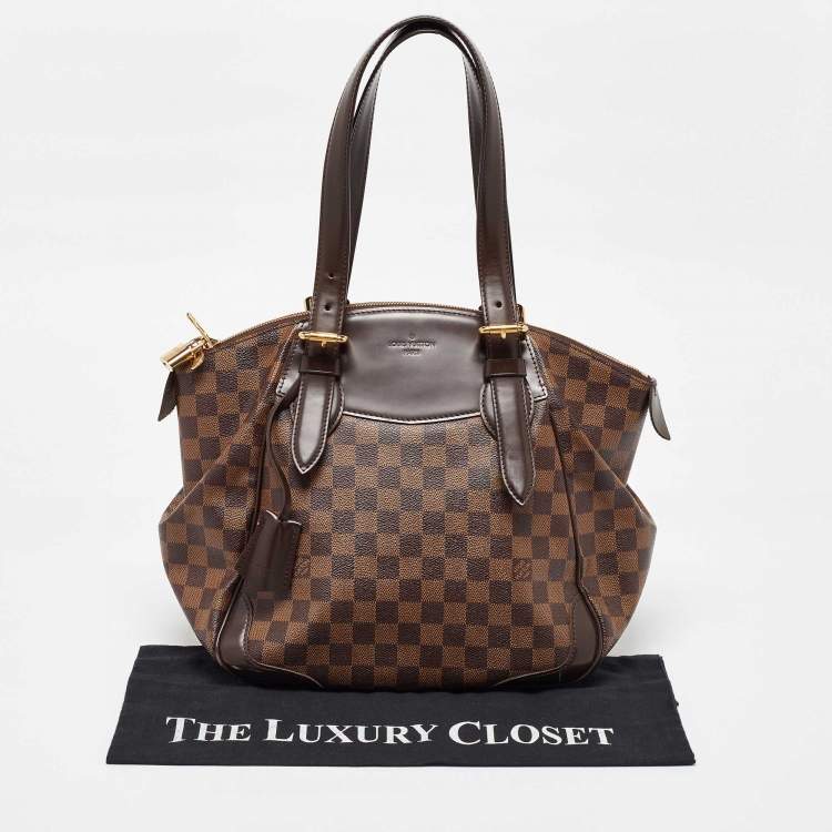 Pre Owned Louis Vuitton Damier Ebene Canvas Verona MM Bag