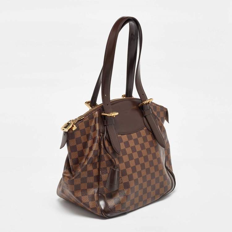 Pre Owned Louis Vuitton Damier Ebene Canvas Verona MM Bag