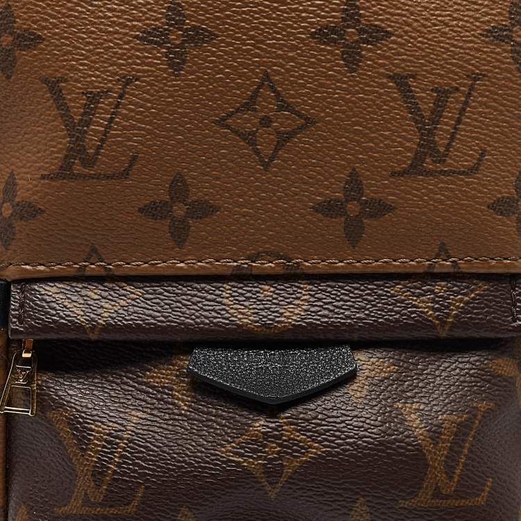 Pre Owned Louis Vuitton Monogram Reverse Canvas Mini Palm Springs Backpack