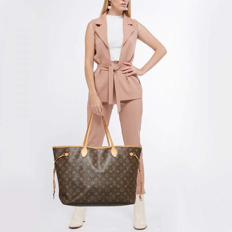 Pre Owned Louis Vuitton Monogram Canvas Neverfull GM Bag