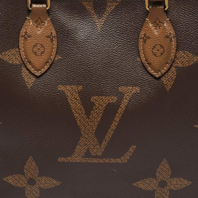 Pre Owned Louis Vuitton Reverse Monogram Canvas Giant Onthego MM Bag