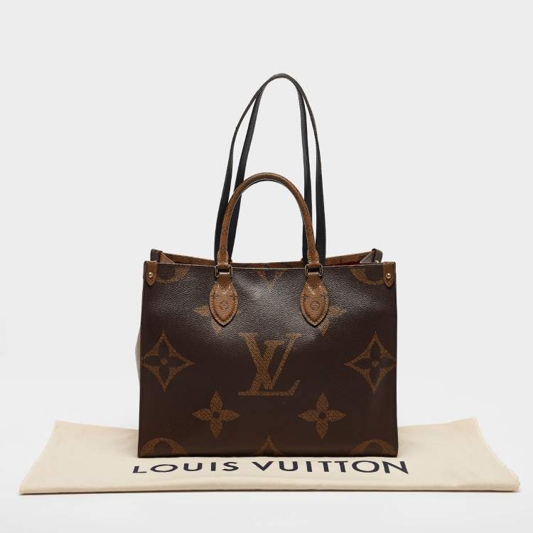 Pre Owned Louis Vuitton Reverse Monogram Canvas Giant Onthego MM Bag