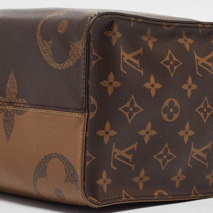 Pre Owned Louis Vuitton Reverse Monogram Canvas Giant Onthego MM Bag