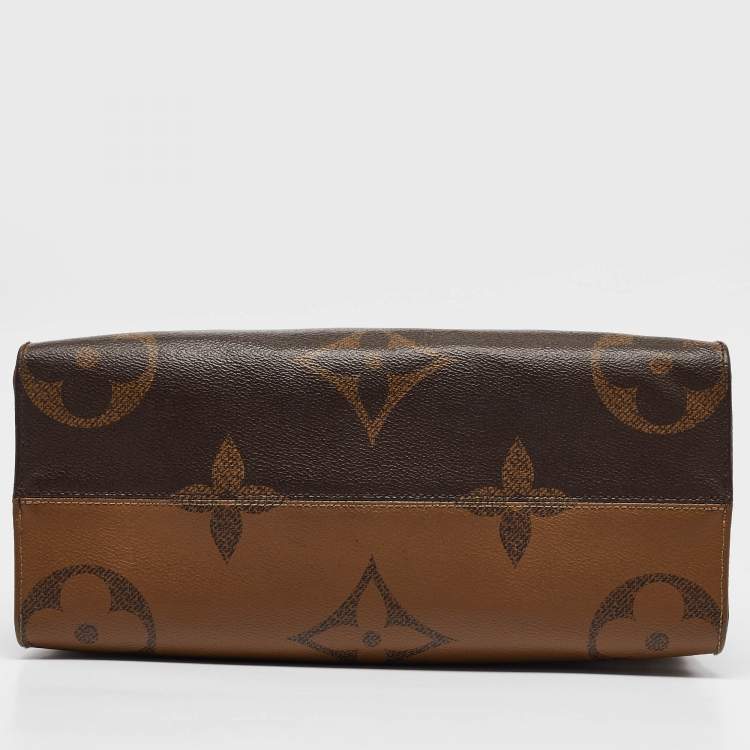 Pre Owned Louis Vuitton Reverse Monogram Canvas Giant Onthego MM Bag
