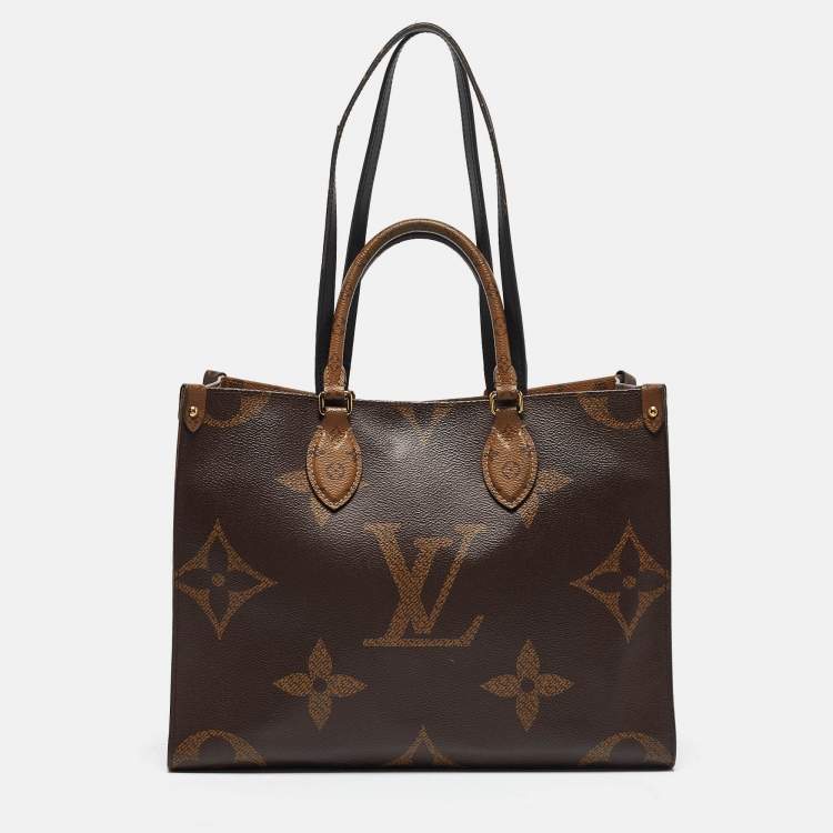 Pre Owned Louis Vuitton Reverse Monogram Canvas Giant Onthego MM Bag