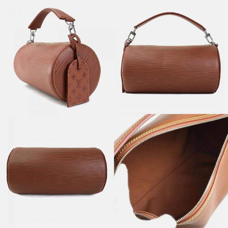 Pre Owned Louis Vuitton Brown Epi Leather Soft Portion Shoulder Bag